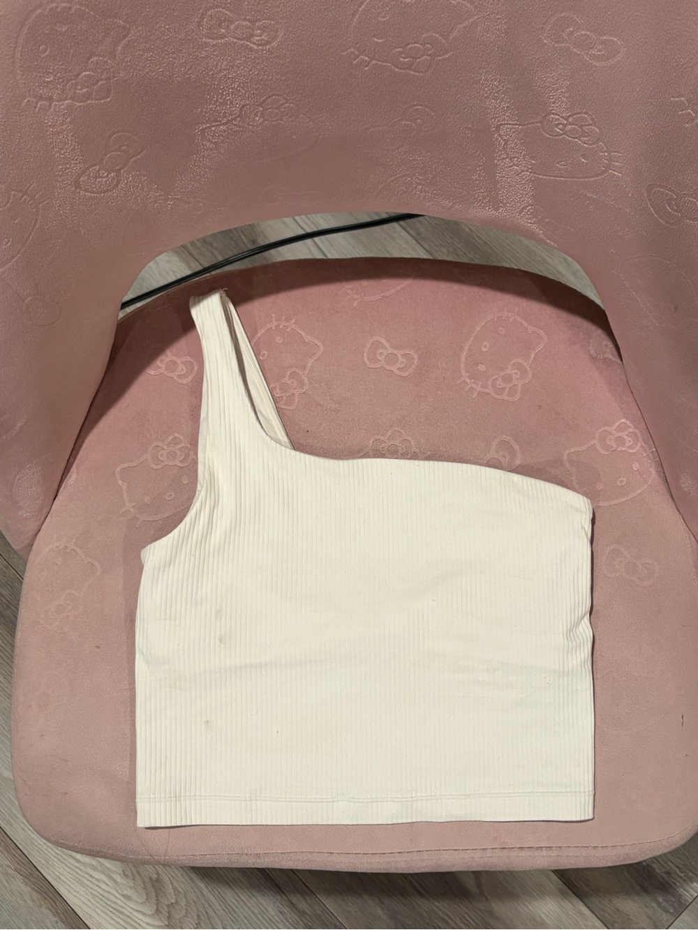 lululemon athletica One-Shoulder Ribbed Tank Top - Cream